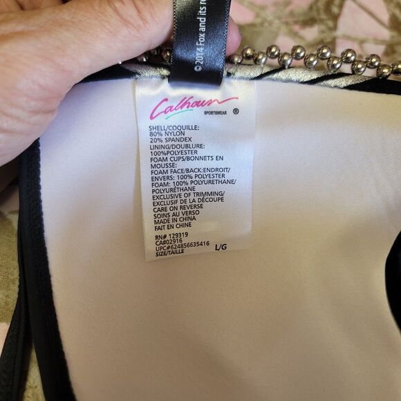 Sons Of Anarchy Triangle Bikini Swim Top ONLY Womens Size L - Picture 6 of 8